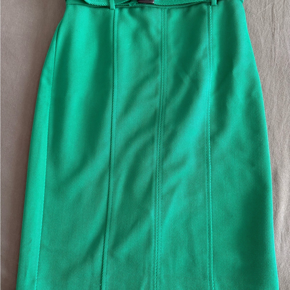 Ann Taylor Vibrant Green Pencil Skirt